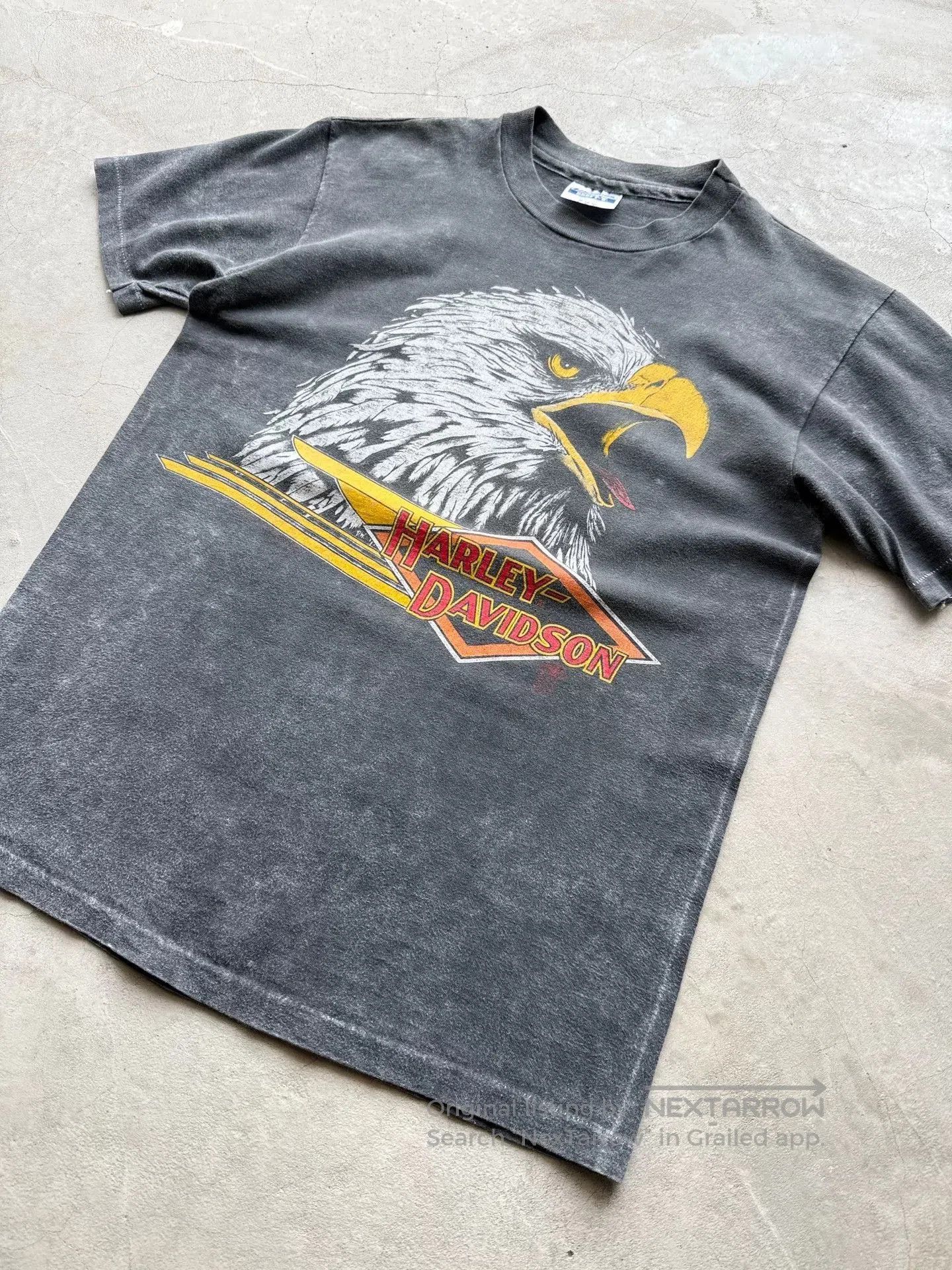 Vintage Vintage 80s Harley Davidson Springfield Tee. Size US M / EU 48-50 / 2 - 2 Thumbnail