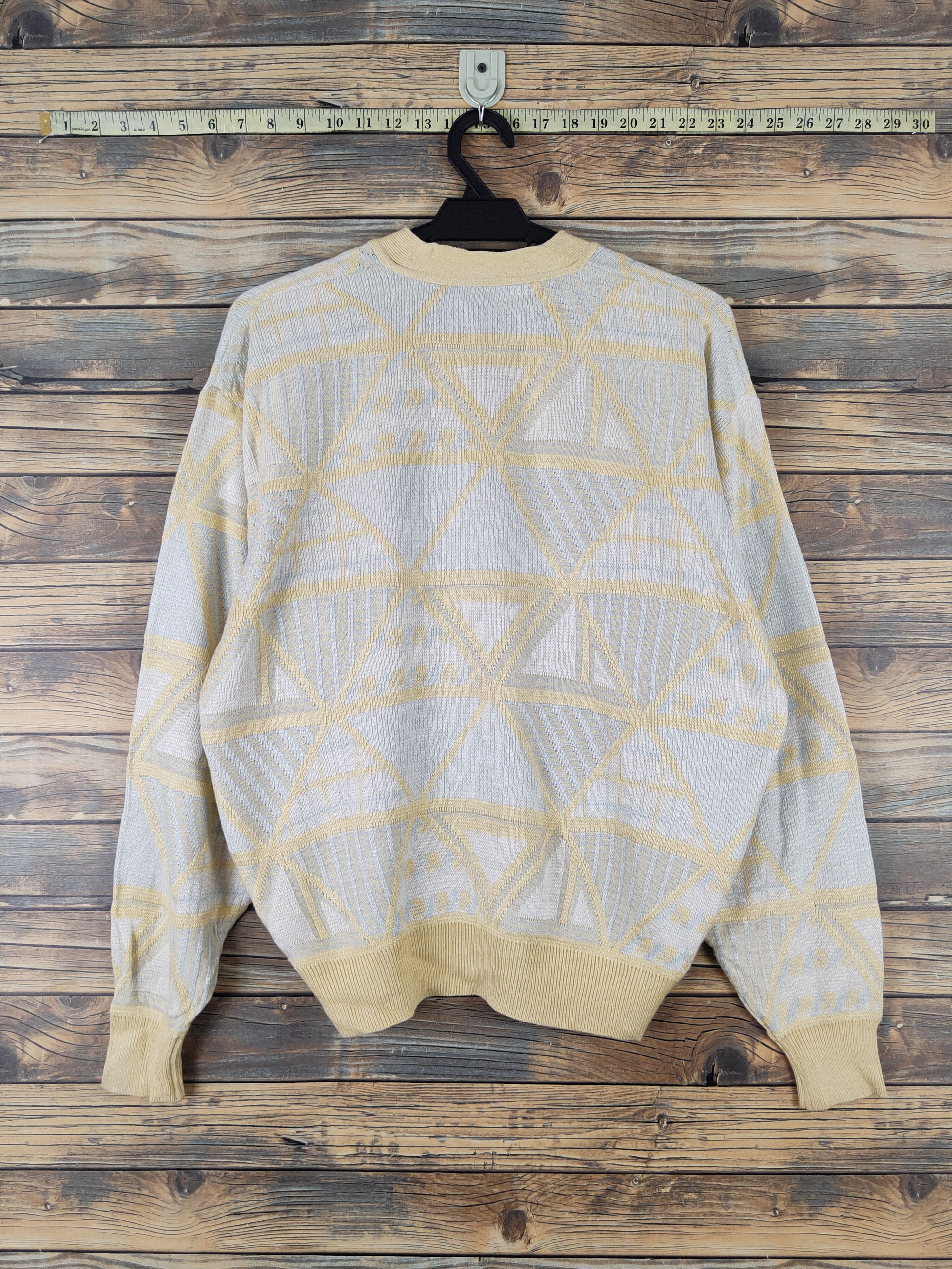 Vintage Paris vintage Yellow Knitwear Sweatshirts #W2027 Size L / US 10 / IT 46 - 7 Thumbnail