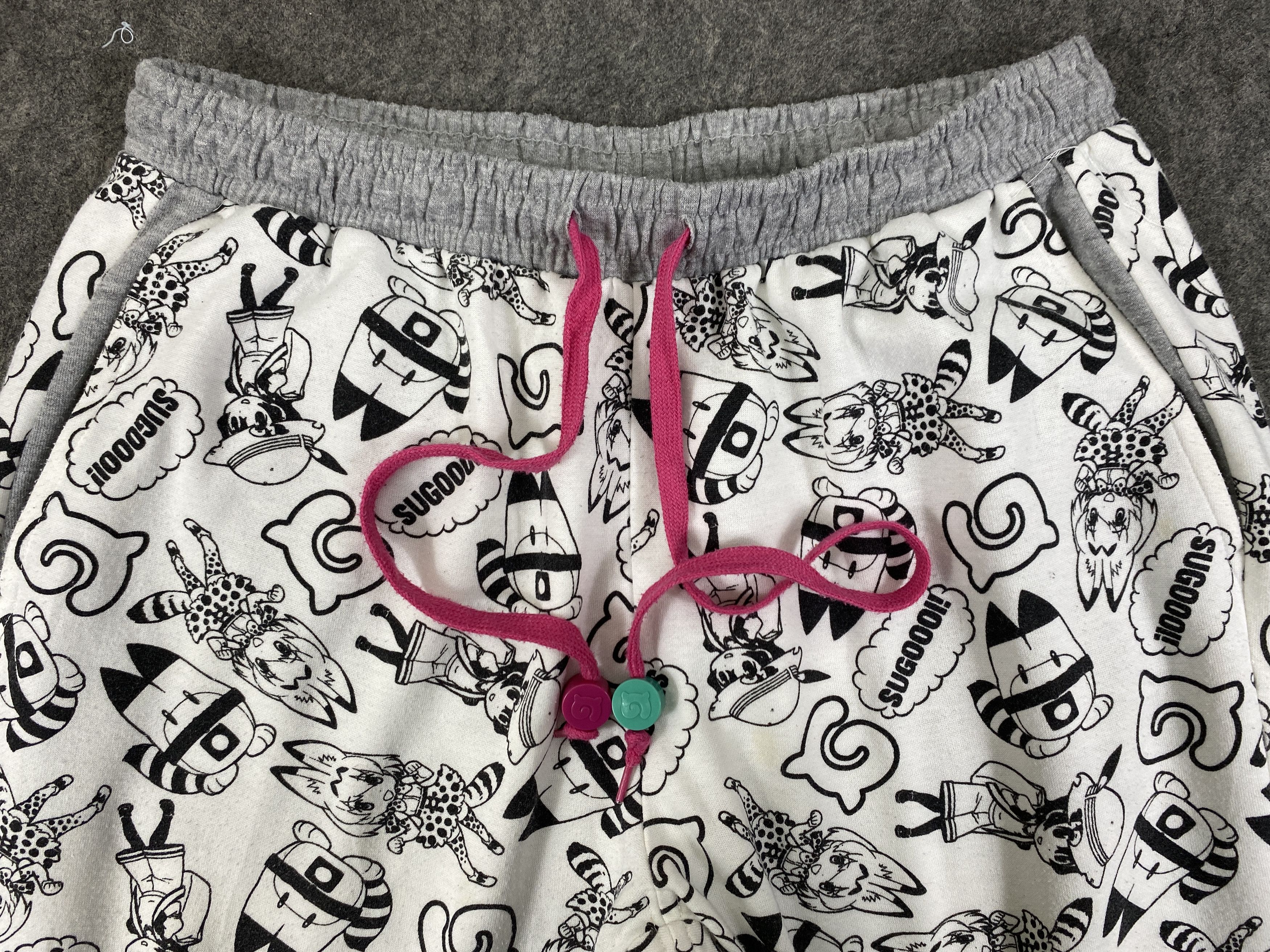 Japanese Brand Vintage Kemono Friends 3 Quarter Jogger Pants - CP301 Size US 30 / EU 46 - 3 Thumbnail