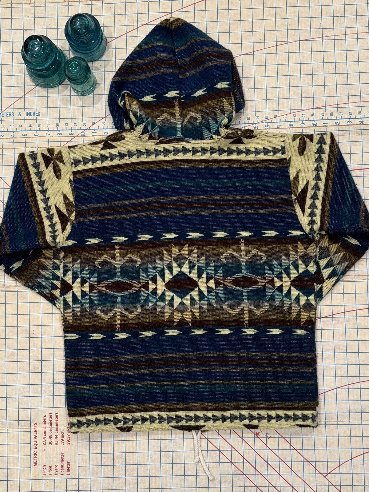 Vintage Vintage Unbranded Patterned Full Zip Hoodie Fits Mens Medium Size US M / EU 48-50 / 2 - 7 Thumbnail