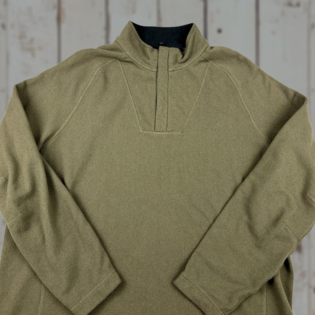 Vintage REI Sweater Men 2XL Green Waffle Knit Fleece Mock Neck Long Sleeve Pullover XXL Size US XXL / EU 58 / 5 - 1 Thumbnail