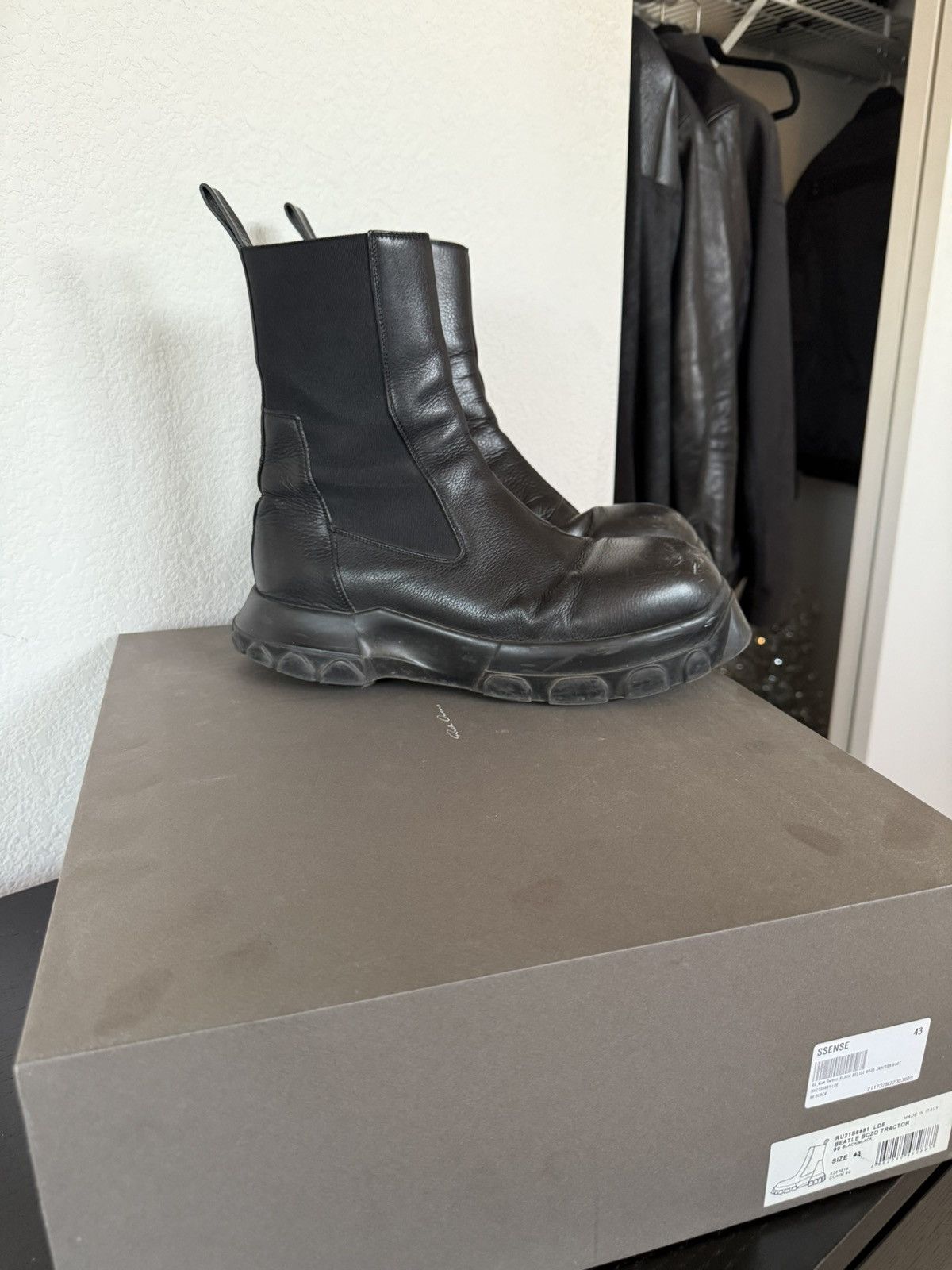 Rick Owens Rick Owens Bozo Tractor Boot Size US 10 / EU 43 - 1 Thumbnail
