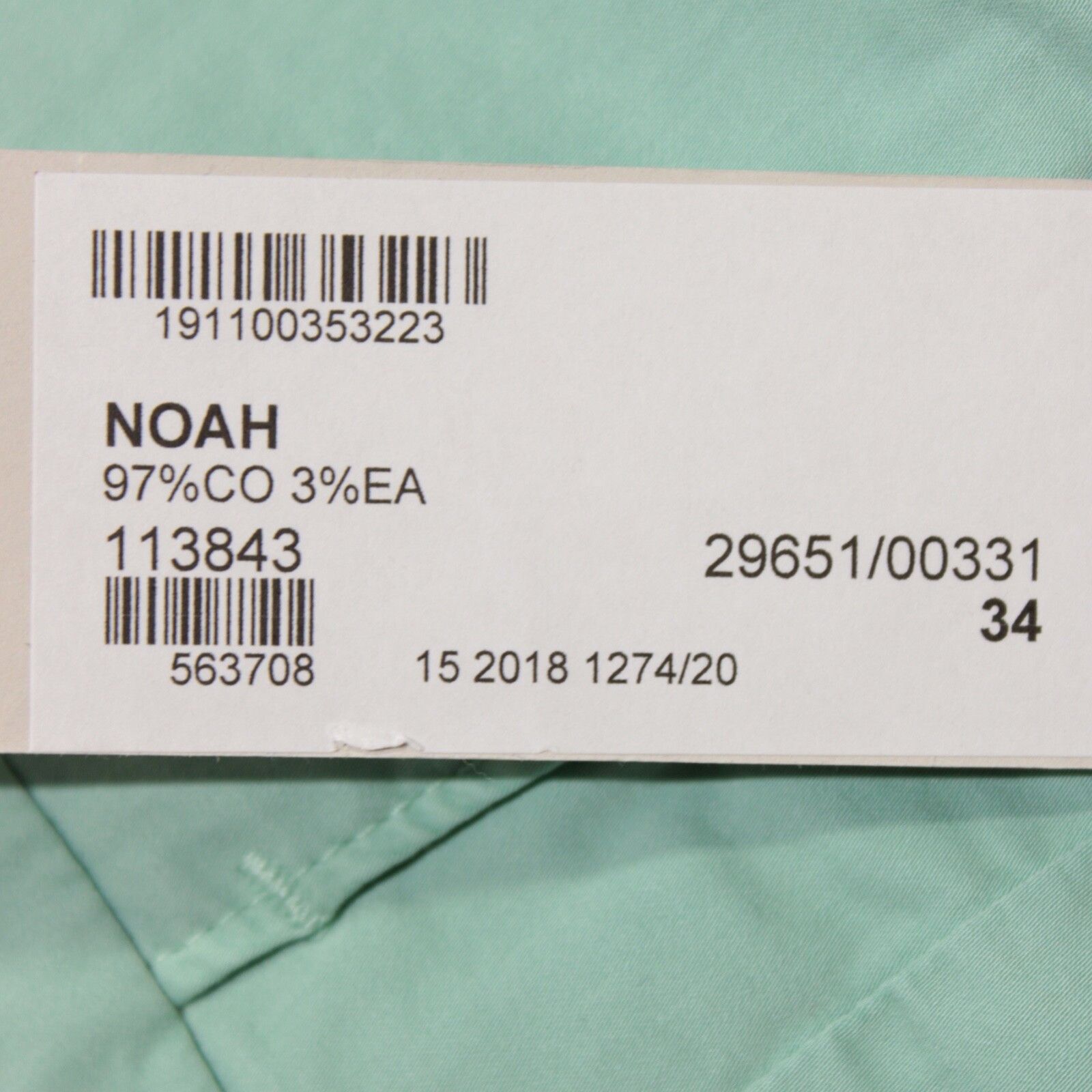 Zanella Zanella New with tags Chino Size 34 US In Green Size US 34 / EU 50 - 4 Thumbnail