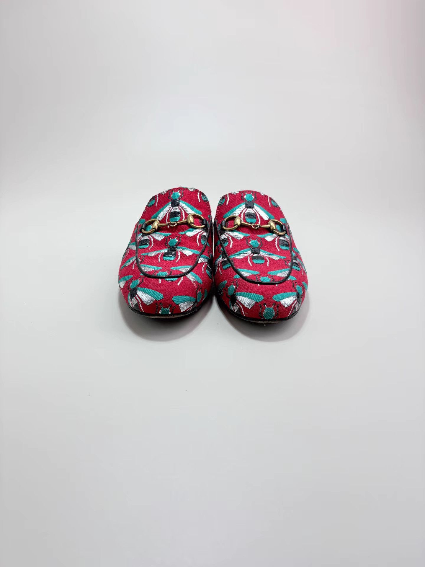 Gucci GUCCI Bee Horsebit Slippers K1 Size US 7 / IT 37 - 2 Thumbnail