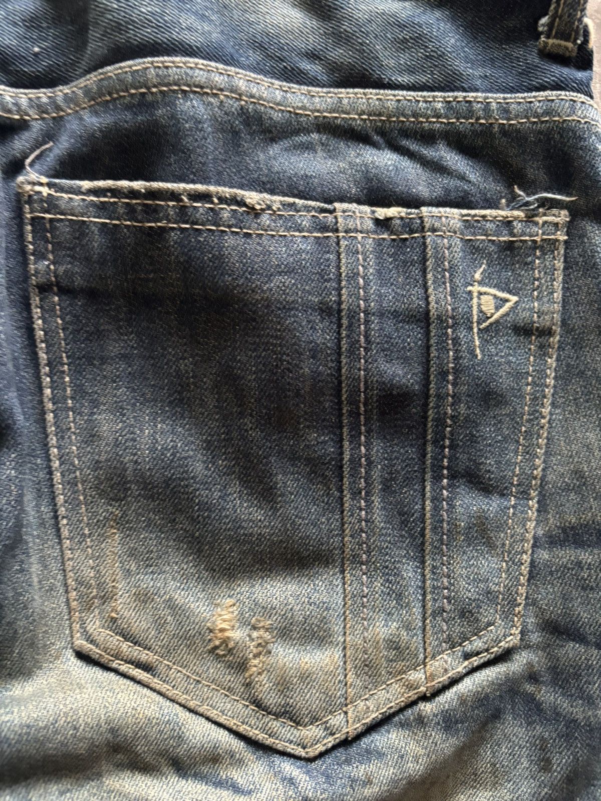 If Six Was Nine DPSR JEANS distressed mud wash mudmax style japanese grunge Size US 34 / EU 50 - 17 Thumbnail