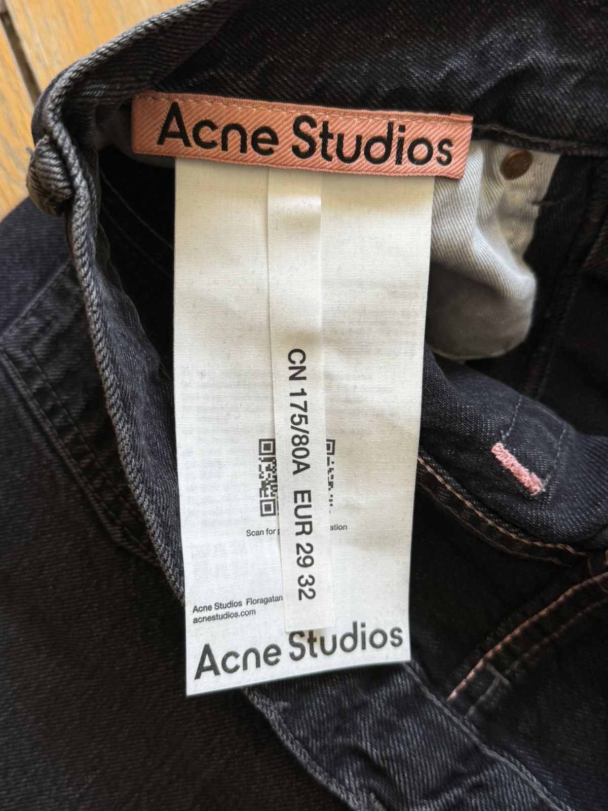 Acne Studios NWT - 2021M Vintage black Size US 29 - 6 Thumbnail