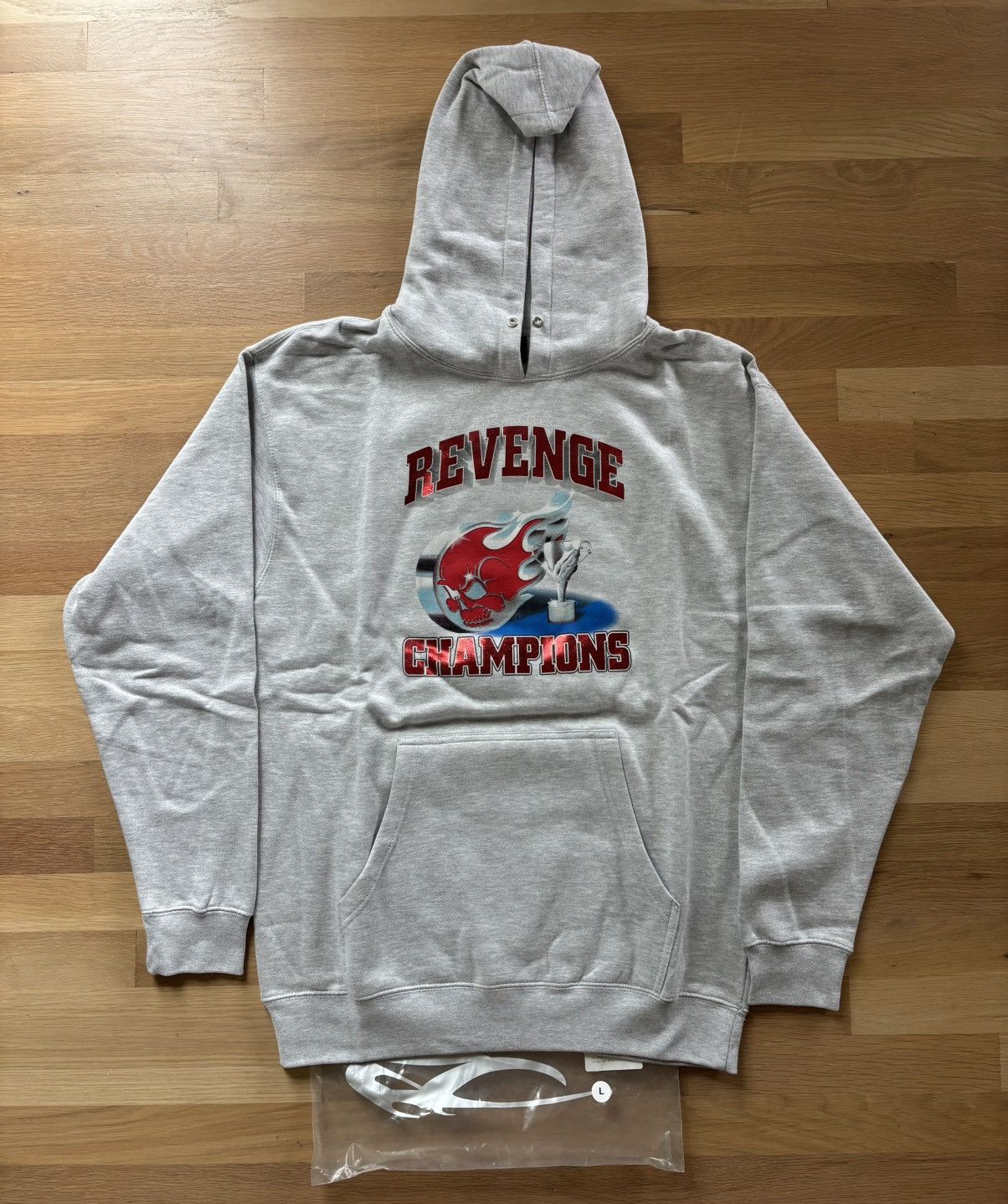 Revenge Revenge Champions Trophy Grey Hoodie Size US L / EU 52-54 / 3 - 2 Thumbnail