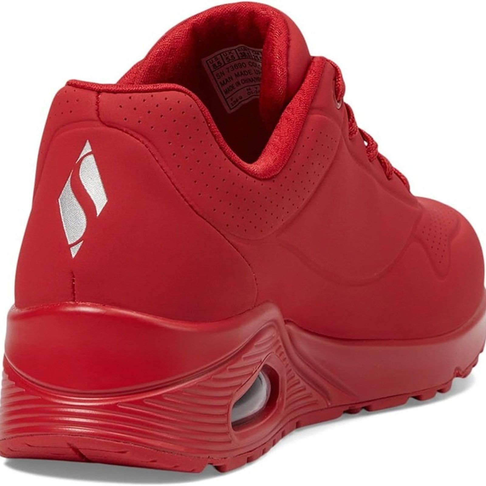 SKECHERS Skechers Women's Uno Stand On Air Sneaker, Red Sz 8 Size US 8 / IT 38 - 7 Thumbnail
