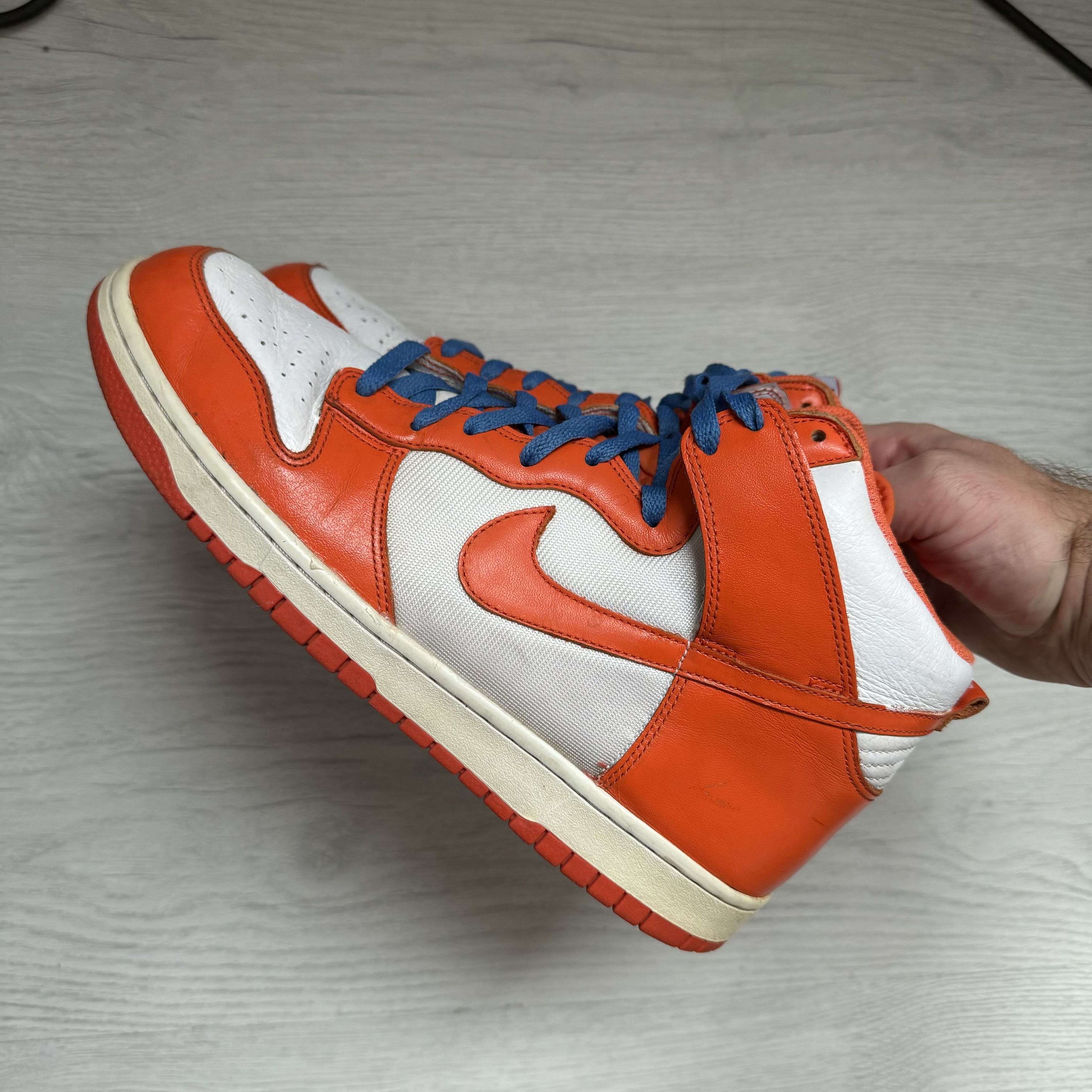 Nike Nike Dunk High Syracuse White Orange Blaze Size US 11 / EU 44 - 1 Thumbnail