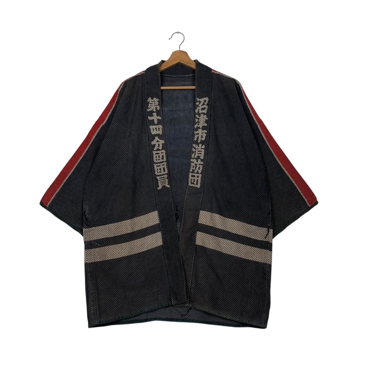 NUMAZU Fire Brigade Thick Weave Sashiko Kimono #2376-C106
