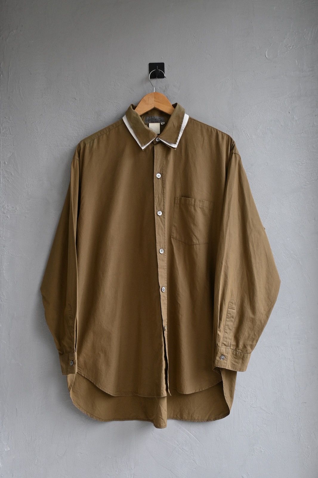 Yohji Yamamoto Yohji Yamamoto Pour Homme 90s 3 collars oversized shirt Size US M / EU 48-50 / 2 - 3 Thumbnail