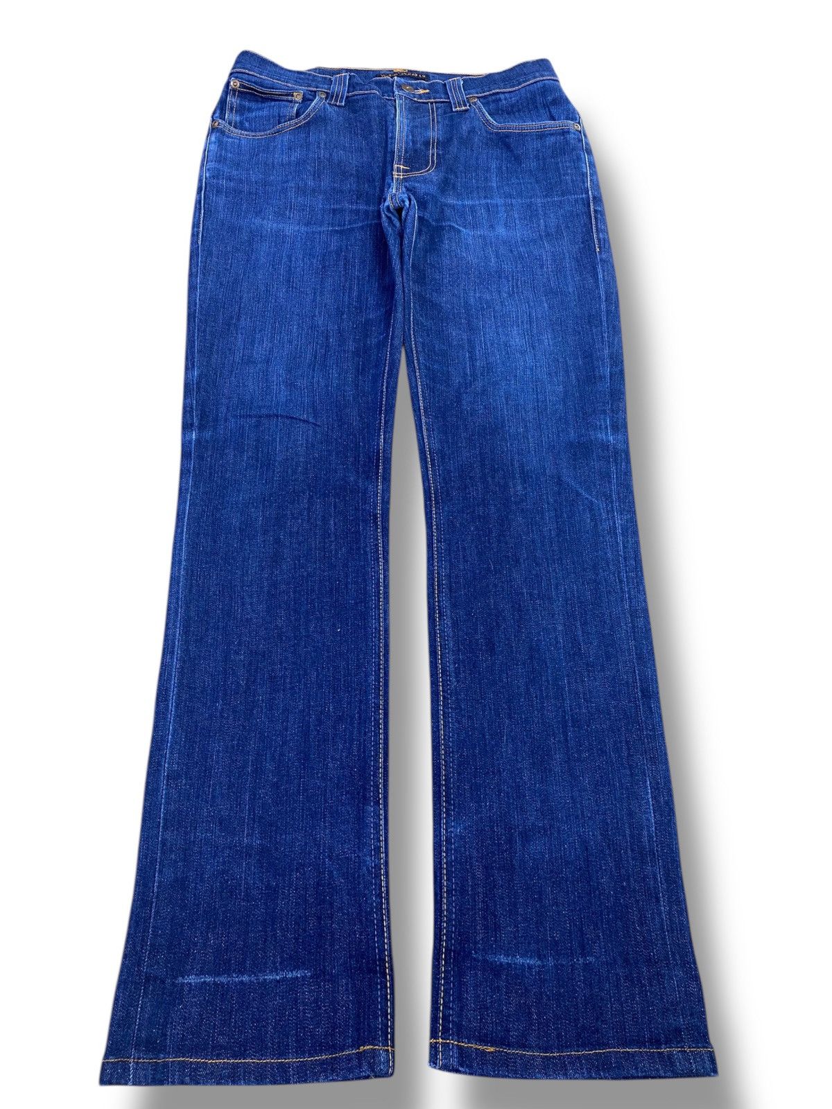 Nudie Jeans Nudie Jeans Dark Blue Wash Style Straight Leg Jeans Size US 28 / EU 44 - 1 Thumbnail