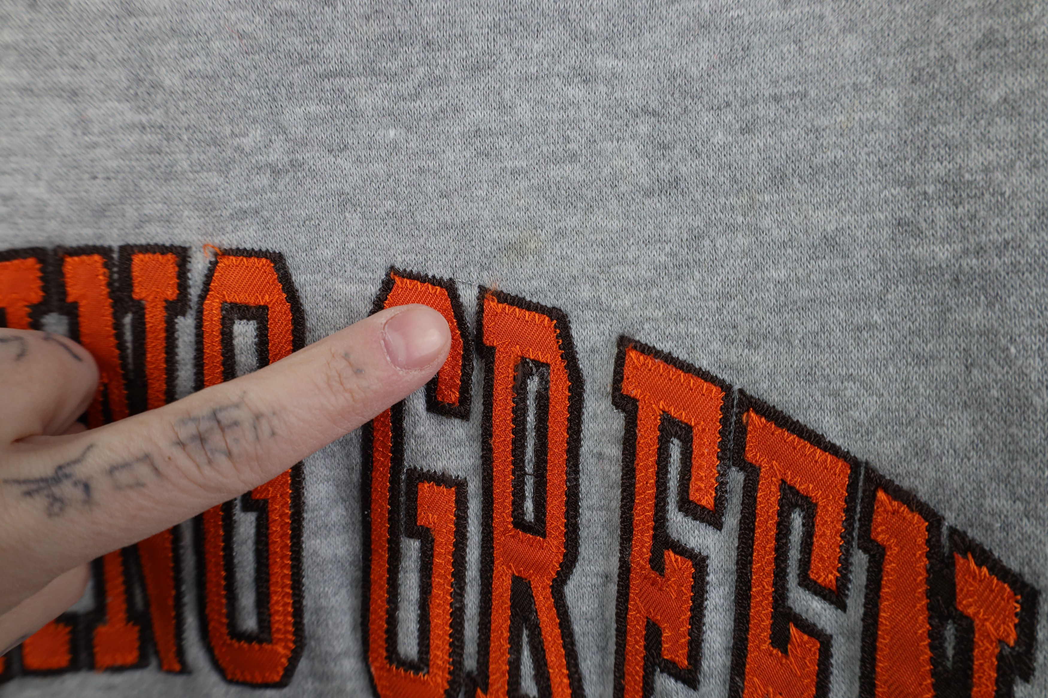 Vintage Vintage 90s Y2K Bowling Green State University Hoodie Gray Size US XL / EU 56 / 4 - 8 Thumbnail