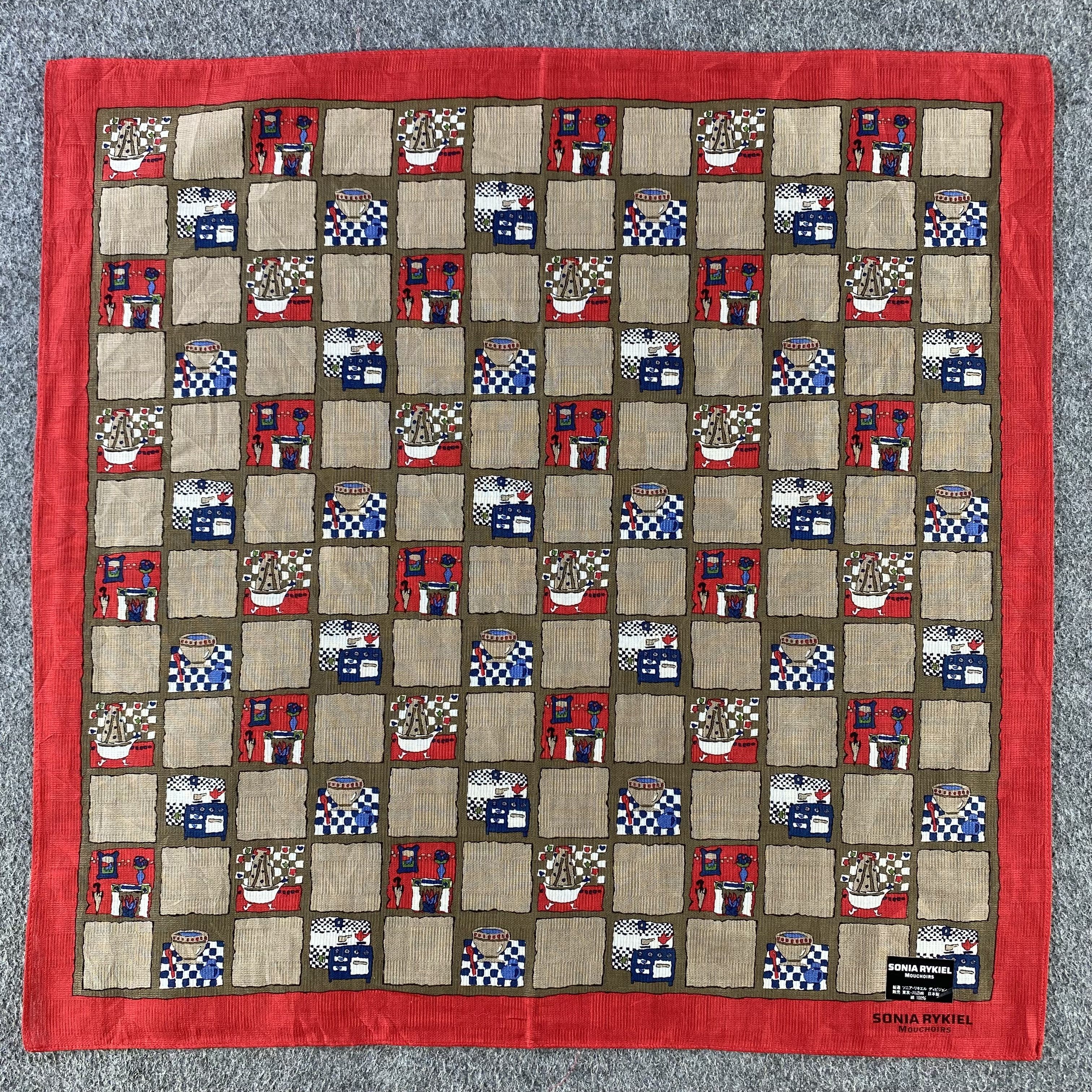 Sonia Rykiel Sonia Rykiel Handkerchief/Neckerchief/Bandana HC576 Size ONE SIZE - 1 Thumbnail