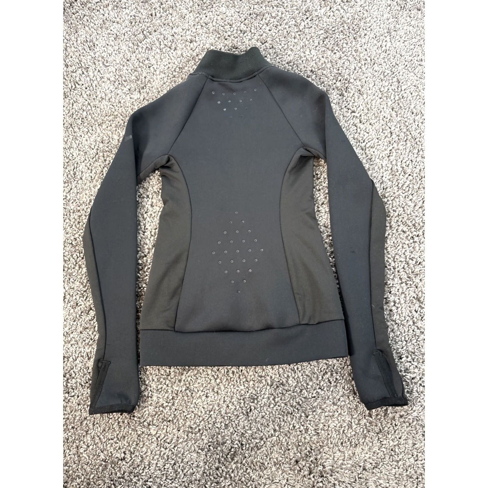 Nike Nike Therma Shield Jacket Womens XS Black Full Zip Running Vented Warm Jacket Size XS / US 0-2 / IT 36-38 - 6 Thumbnail