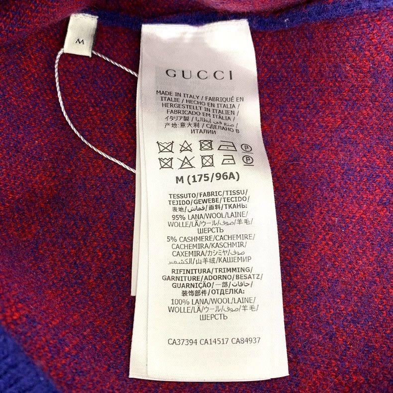 Gucci Gucci Black letter embroidery baseball uniform wool jacket Size US S / EU 44-46 / 1 - 6 Thumbnail