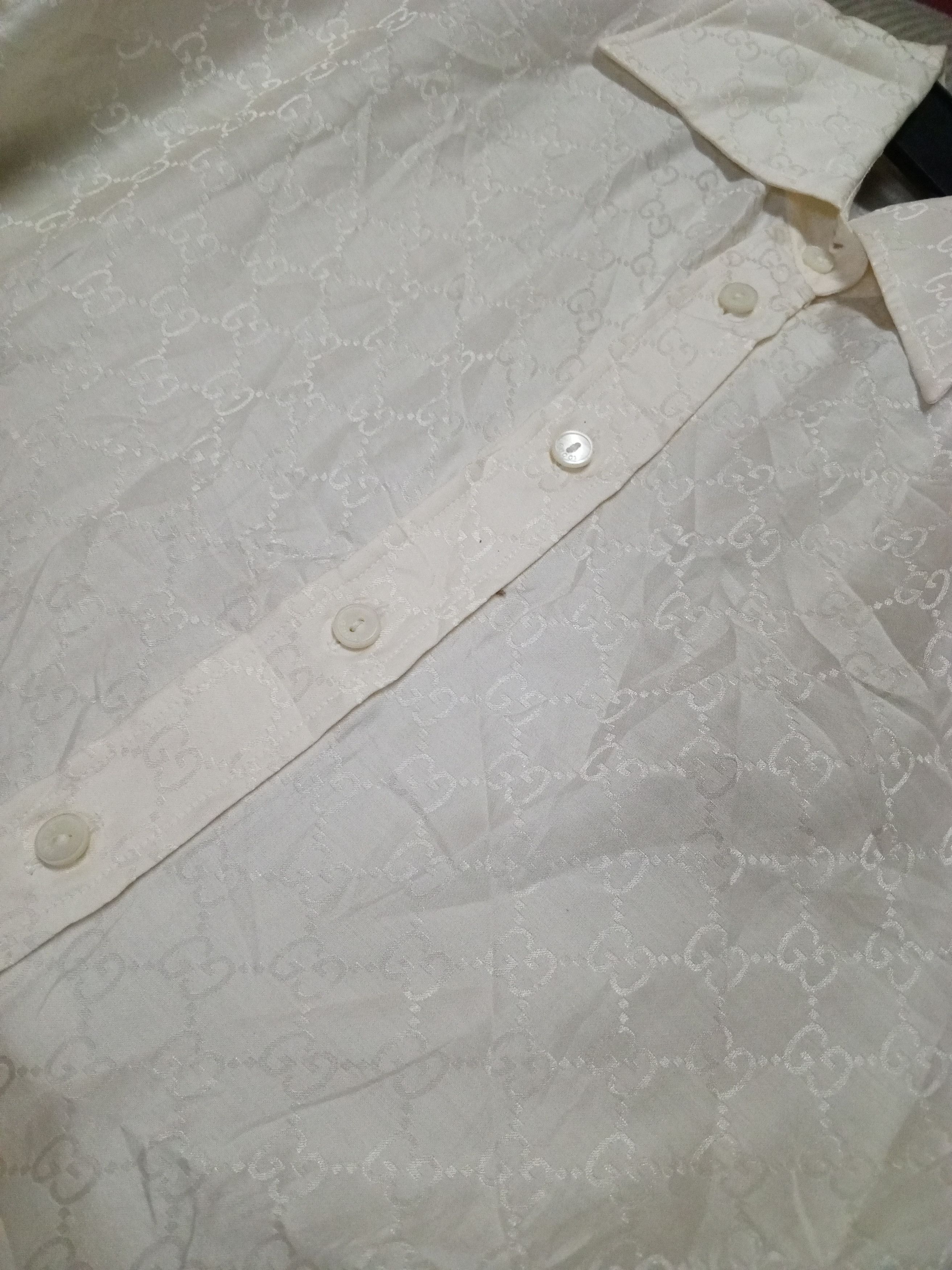 Gucci ‼️torn item‼️Gucci fodena lining doublure button ups VTG Size L / US 10 / IT 46 - 12 Thumbnail