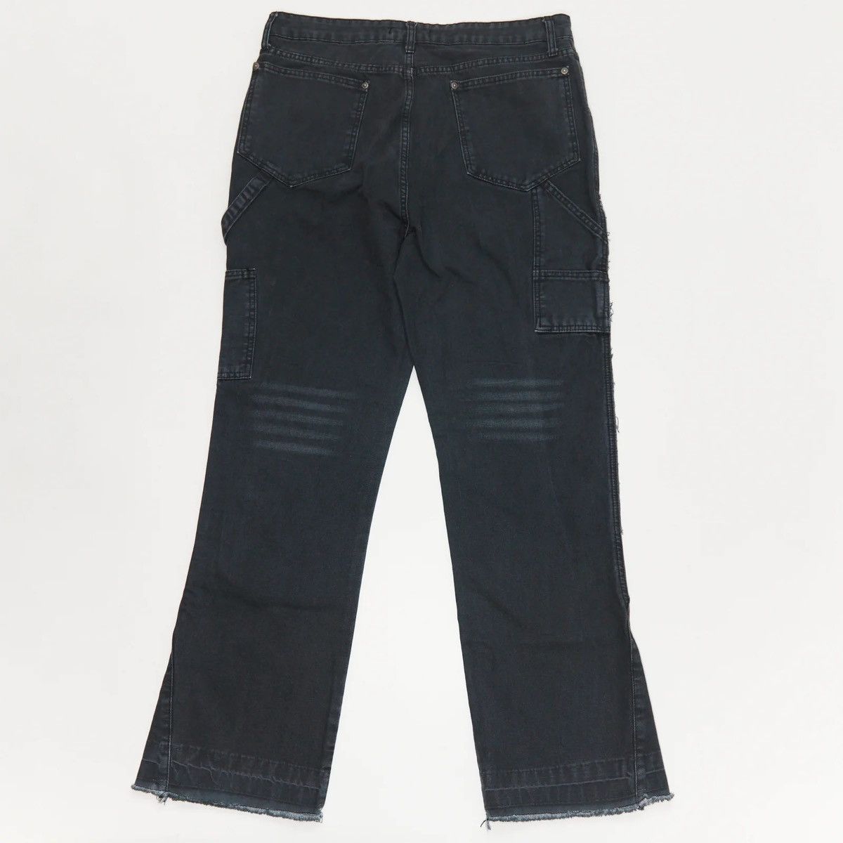 Jaded London JADED VINTAGE BLACK RODEO FLARED CARPENTERS Size US 36 / EU 52 - 2 Thumbnail