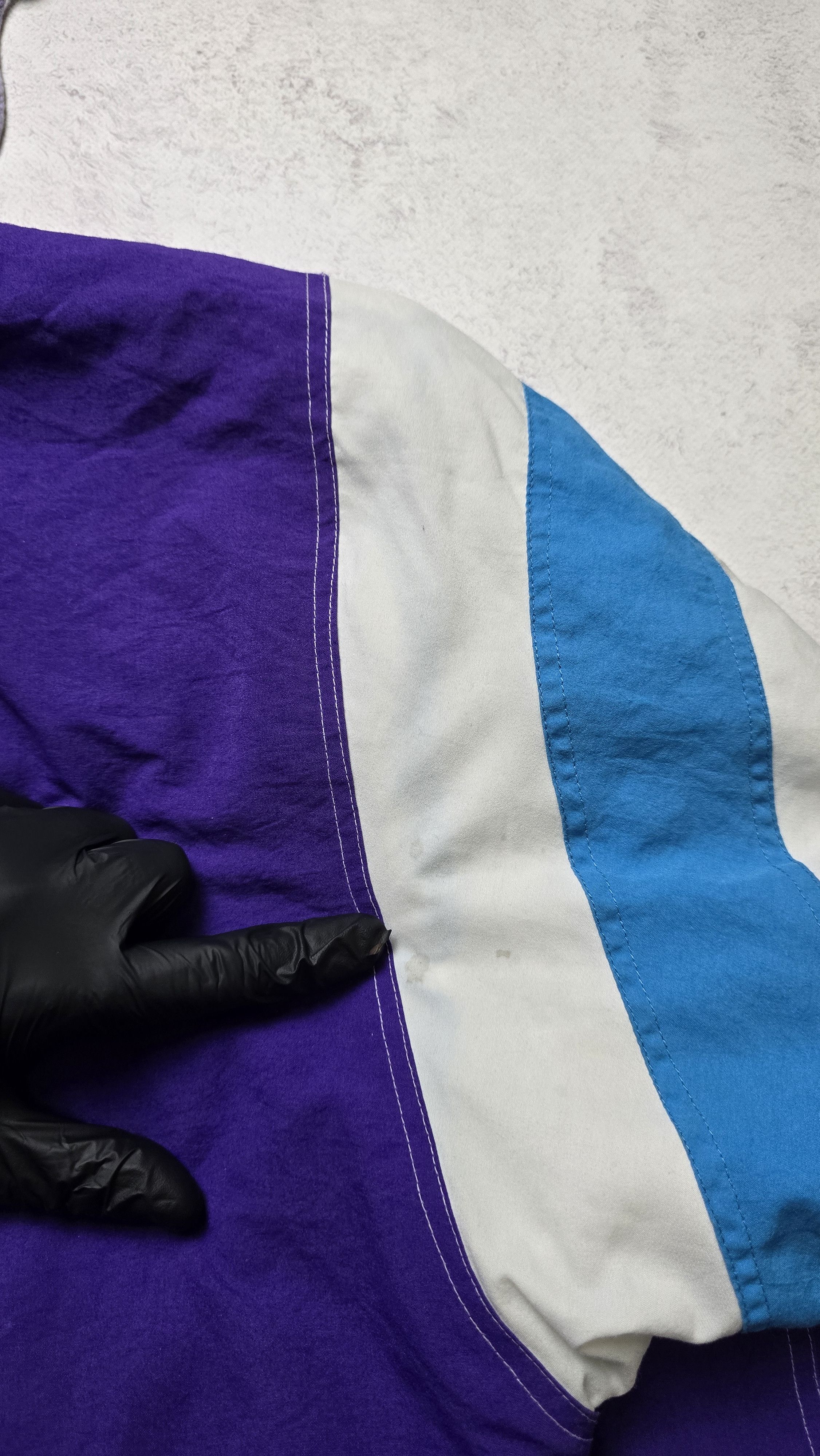 Logo Athletic VTG 90s Charlotte Hornets Logo Athletic Match 1 Jacket Size US L / EU 52-54 / 3 - 9 Thumbnail