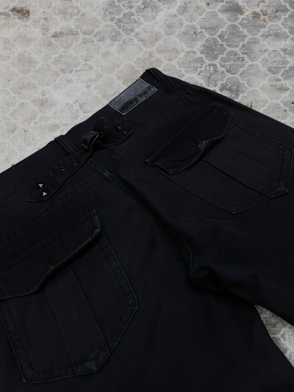 GOSTAR DE FUGA Og 1990s Japan Designer Gostar De Fuga Double Knee Punk Pant Size US 30 / EU 46 - 16 Thumbnail