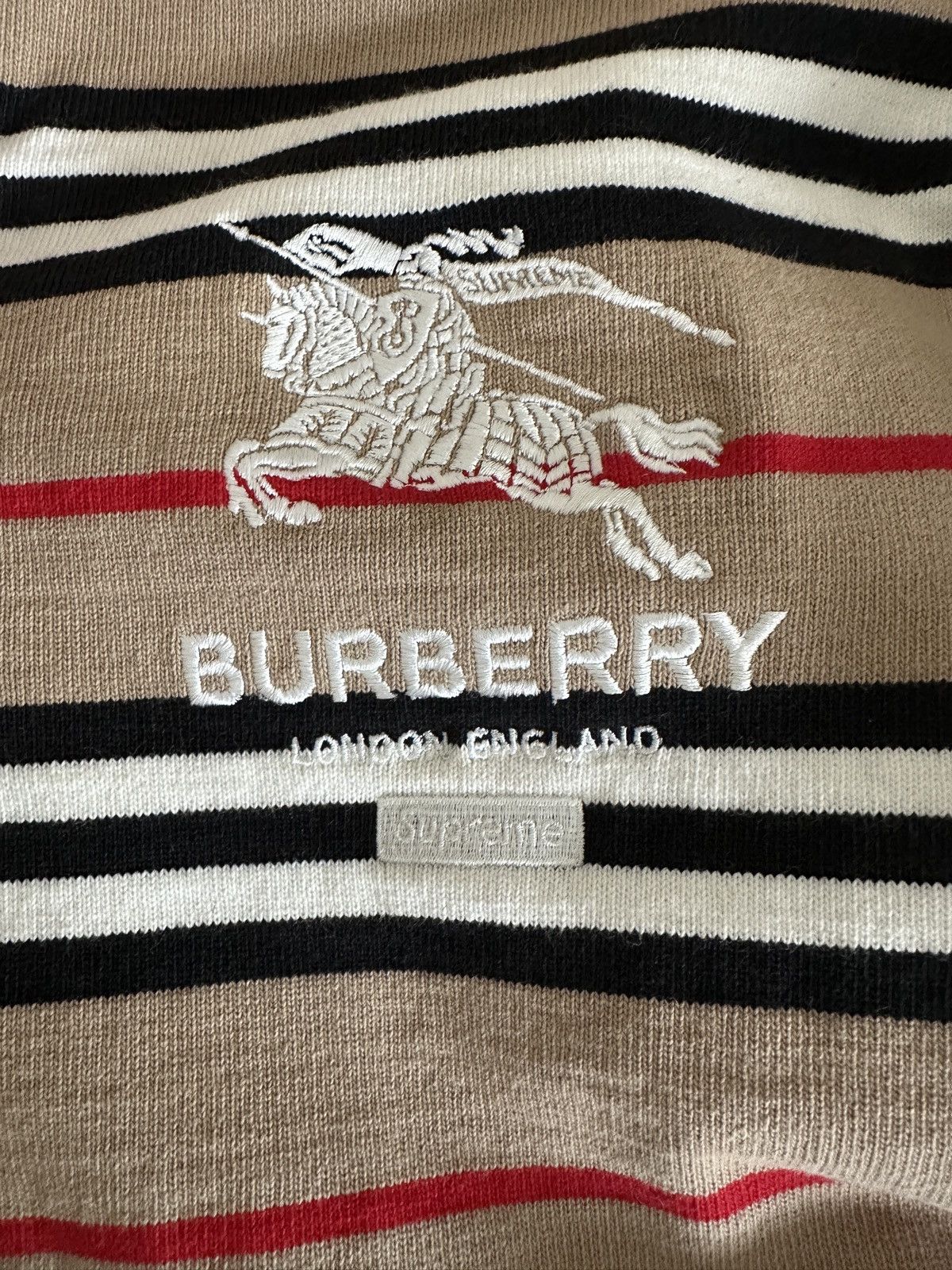 Burberry × Supreme Burberry x Supreme Rugby Size US M / EU 48-50 / 2 - 3 Thumbnail