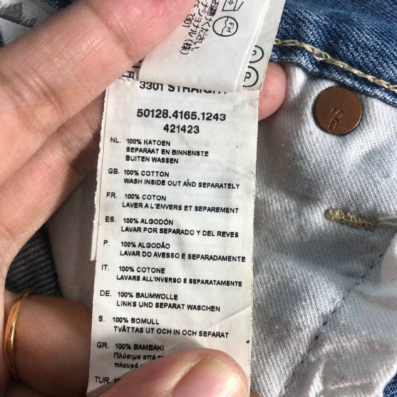 G-Star Vintage G-Star Raw 3301 Denim Jeans Size US 31 - 14 Thumbnail