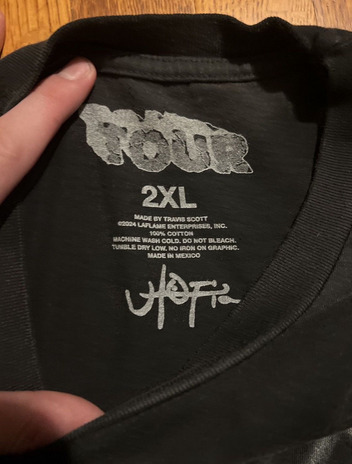 Travis Scott Exclusive MetLife Travis Scott Concert Tee Size US XXL / EU 58 / 5 - 3 Thumbnail