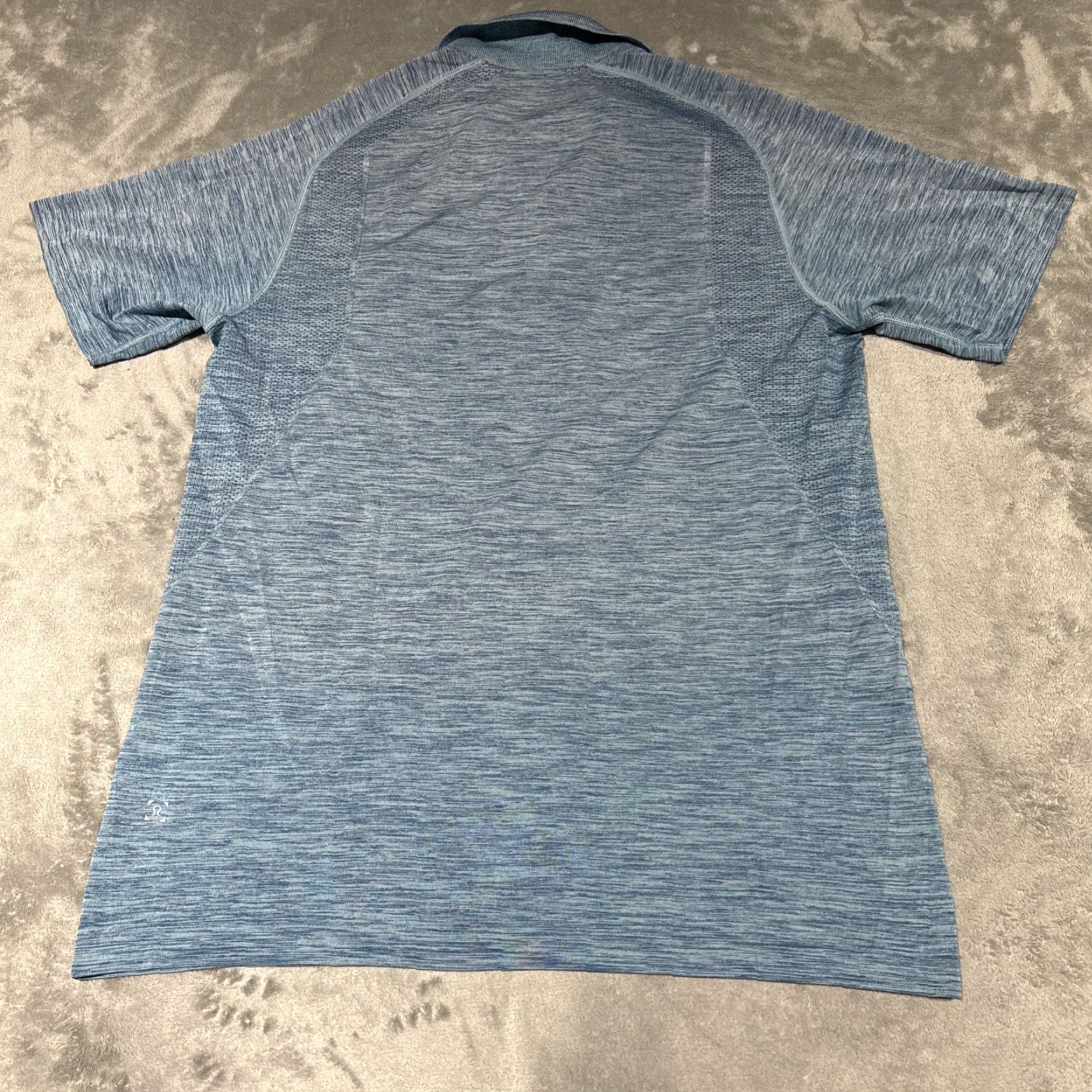 Lululemon Lululemon Metal Vent Tech Polo Shirt Blue Stretch Performance Men's Size Large Size US L / EU 52-54 / 3 - 5 Thumbnail