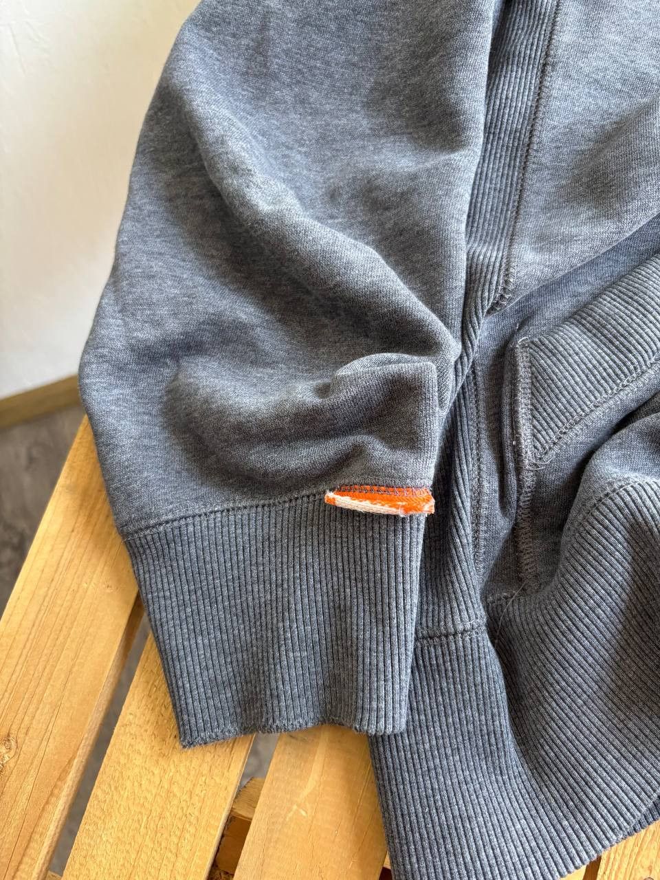 Abercrombie & Fitch 00s Superdry Y2K Fur Fuzzy Vintage Distressed Hoodie Bomber Size US M / EU 48-50 / 2 - 6 Thumbnail