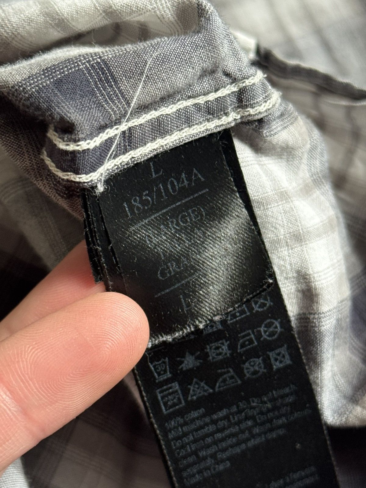 Allsaints × Flannel Allsaints L Riverton LS shirt button up Chekered flannel Y2K Size US L / EU 52-54 / 3 - 9 Thumbnail
