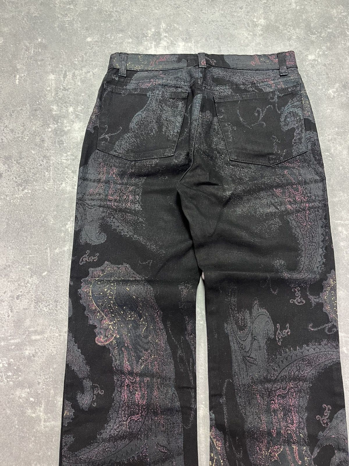 Roberto Cavalli Roberto Cavalli Paisley Printed Rare Jeans XS 26 27 Size US 27 - 9 Thumbnail