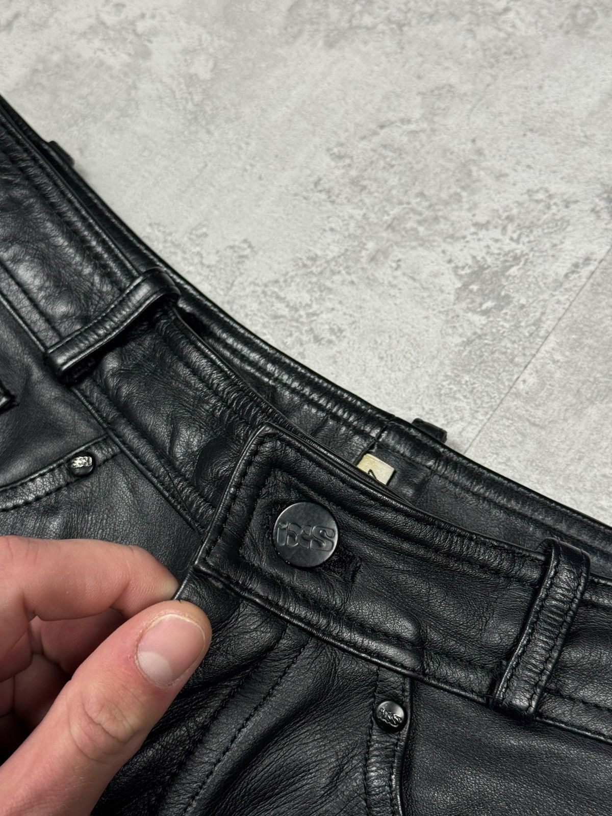 Genuine Leather Vintage IXS Genuine Leather Motorcycle Biker Pants Size 44/L Size US 35 - 8 Thumbnail