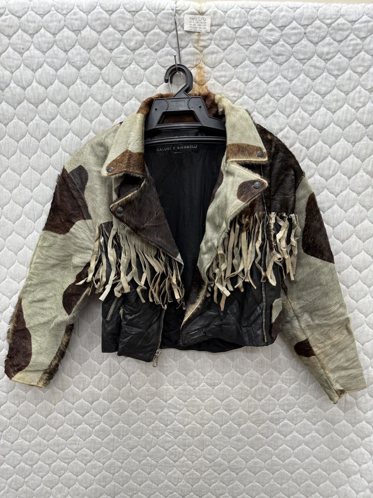 Calugi e Gianelli 🔥🔥🔥ARCHIVE CALUGI E GIANNELLI LEATHER JACKET Size M / US 6-8 / IT 42-44 - 2 Thumbnail
