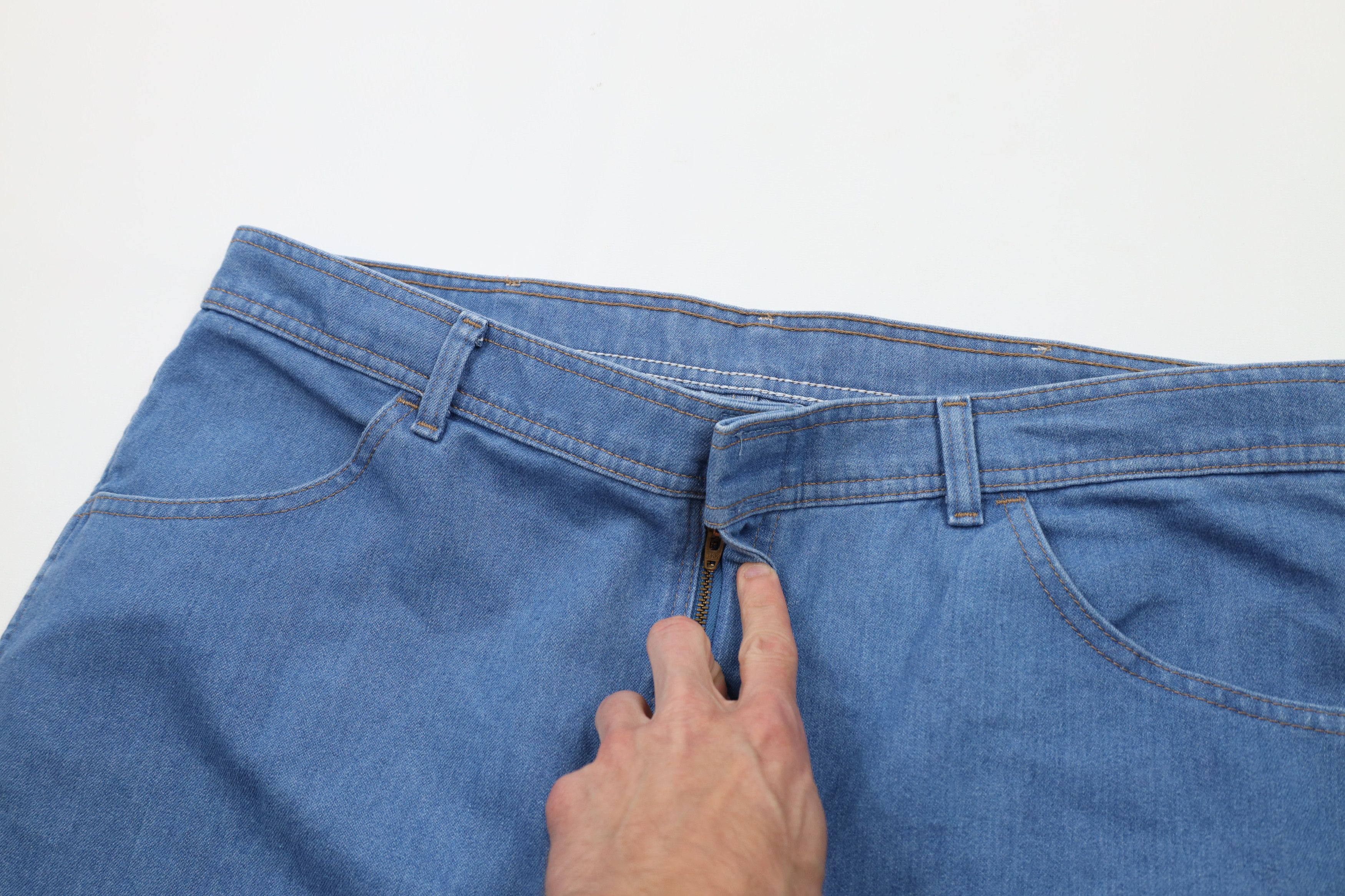 Wrangler Vintage 90s Y2K Wrangler Wide Leg Western Denim Jeans Blue Size US 40 / EU 56 - 7 Thumbnail