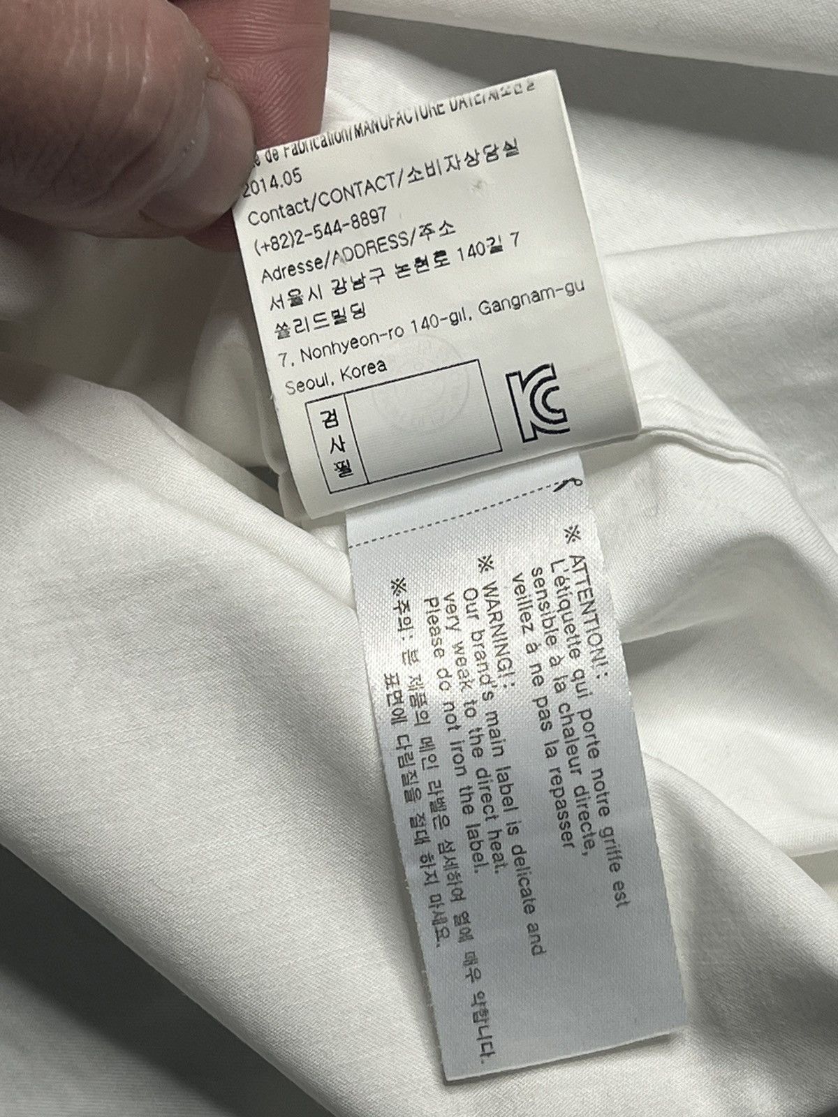 Wooyoungmi White Shirt Wooyoungmi Size US S / EU 44-46 / 1 - 9 Thumbnail