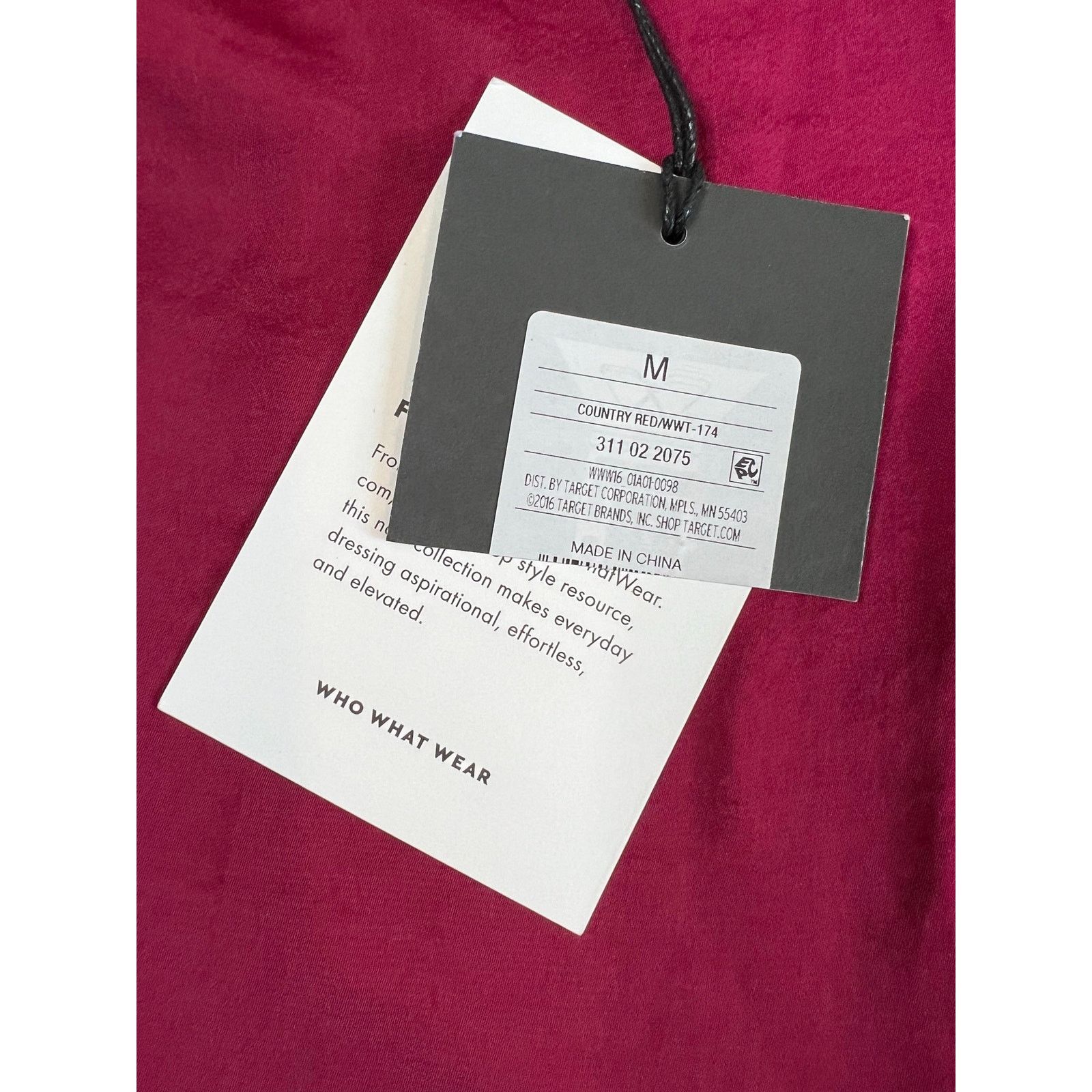 Other Who What Wear Burgundy Cold Shoulder Top Blouse MEDIUM NWT Size M / US 6-8 / IT 42-44 - 8 Thumbnail