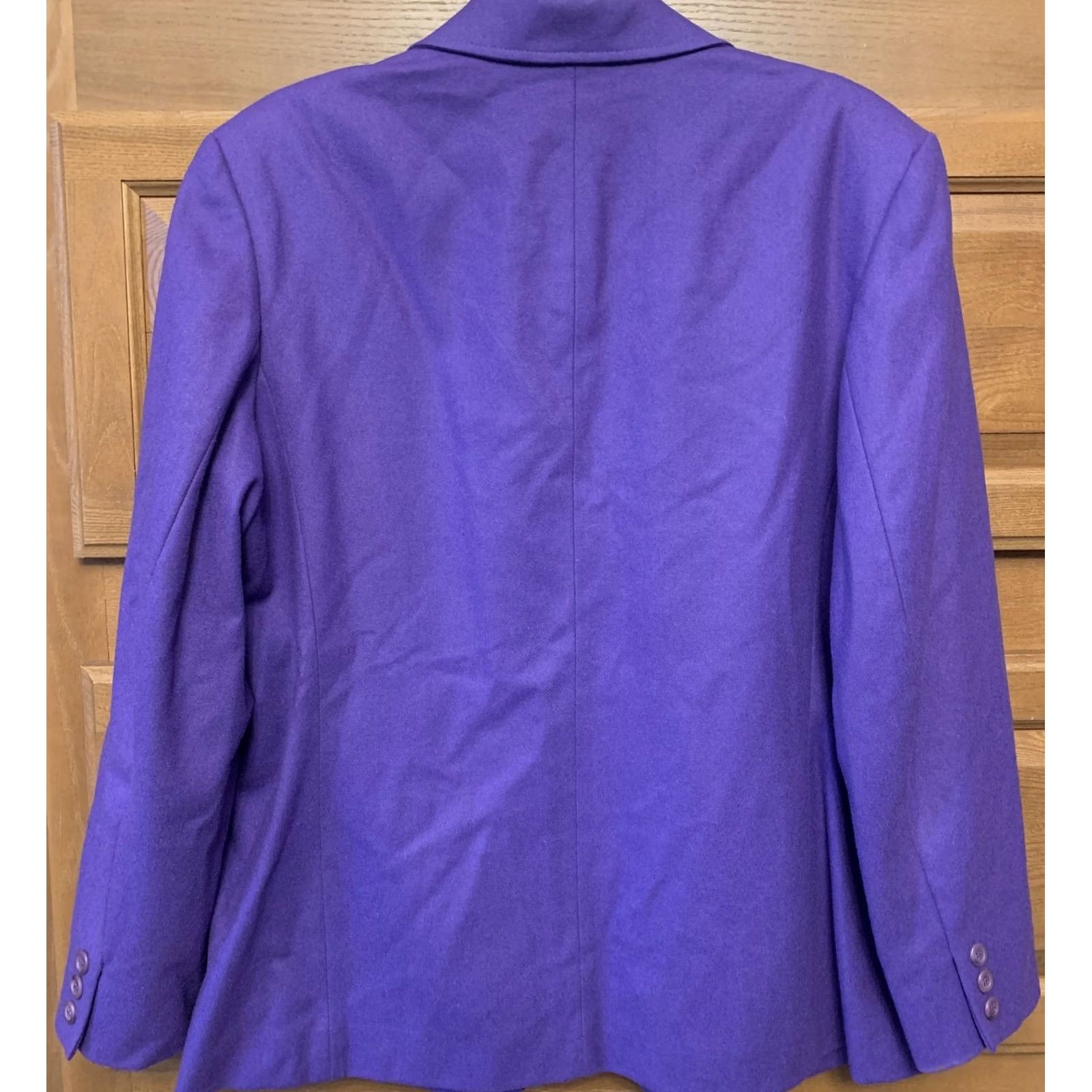 Pendleton VINTAGE Pendleton Blazer Jacket Lined wool Suit Coat Purple Sz 14 L/S Med/Large? Size XL / US 12-14 / IT 48-50 - 6 Thumbnail