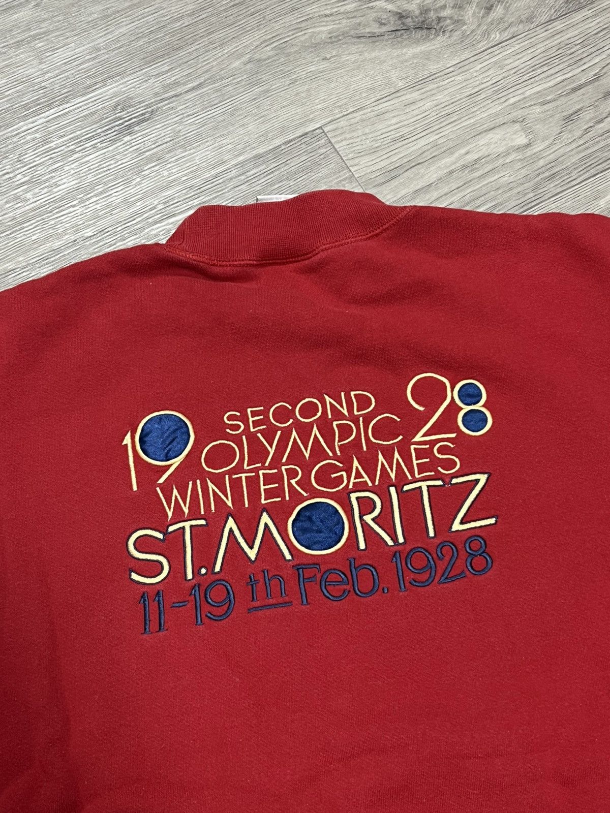 Adidas Adidas Olympic winter game St. Moritz 1928 rare sweatshirt Size US M / EU 48-50 / 2 - 9 Thumbnail