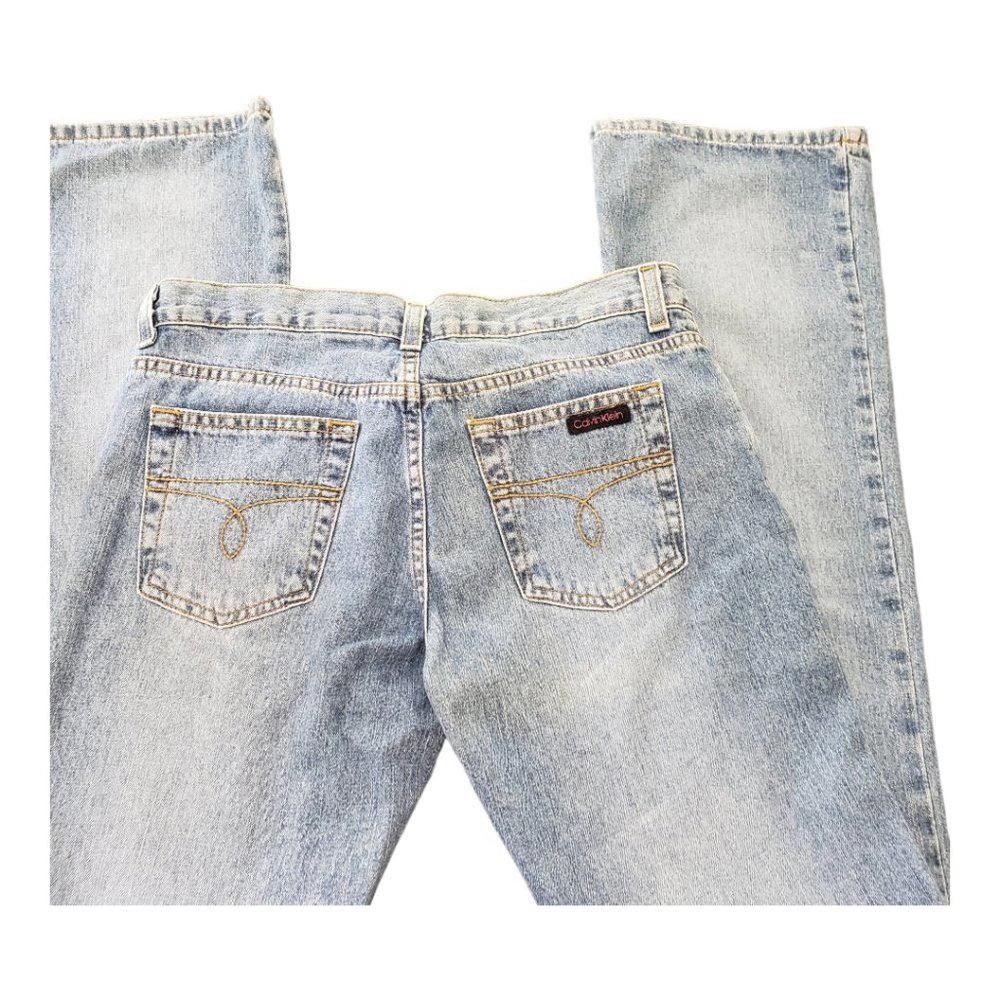 Designer CT139 Calvin Klein Juniors Straight Leg Jean 3 Size 30" / US 8 / IT 44 - 4 Thumbnail