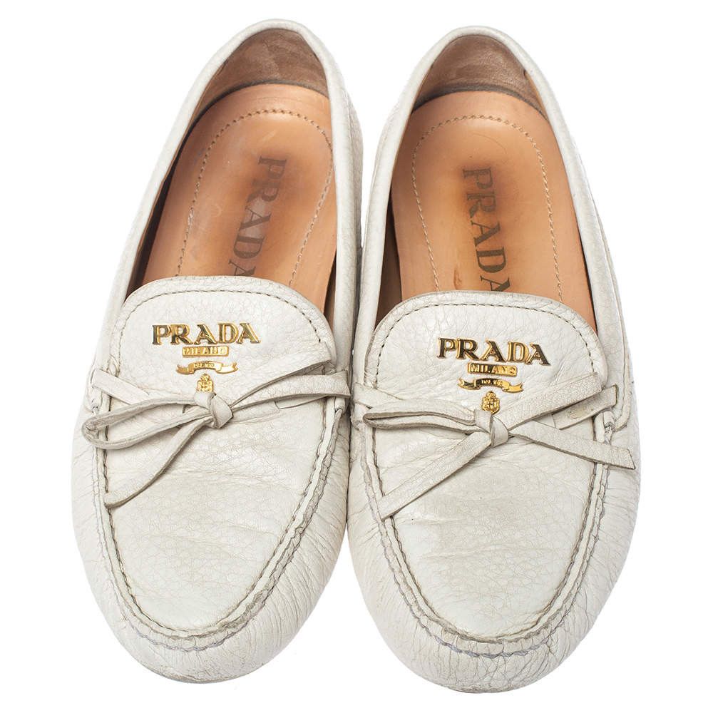 Prada o1la1rc1a0724 Loafer in White Size US 7.5 / IT 37.5 - 4 Thumbnail