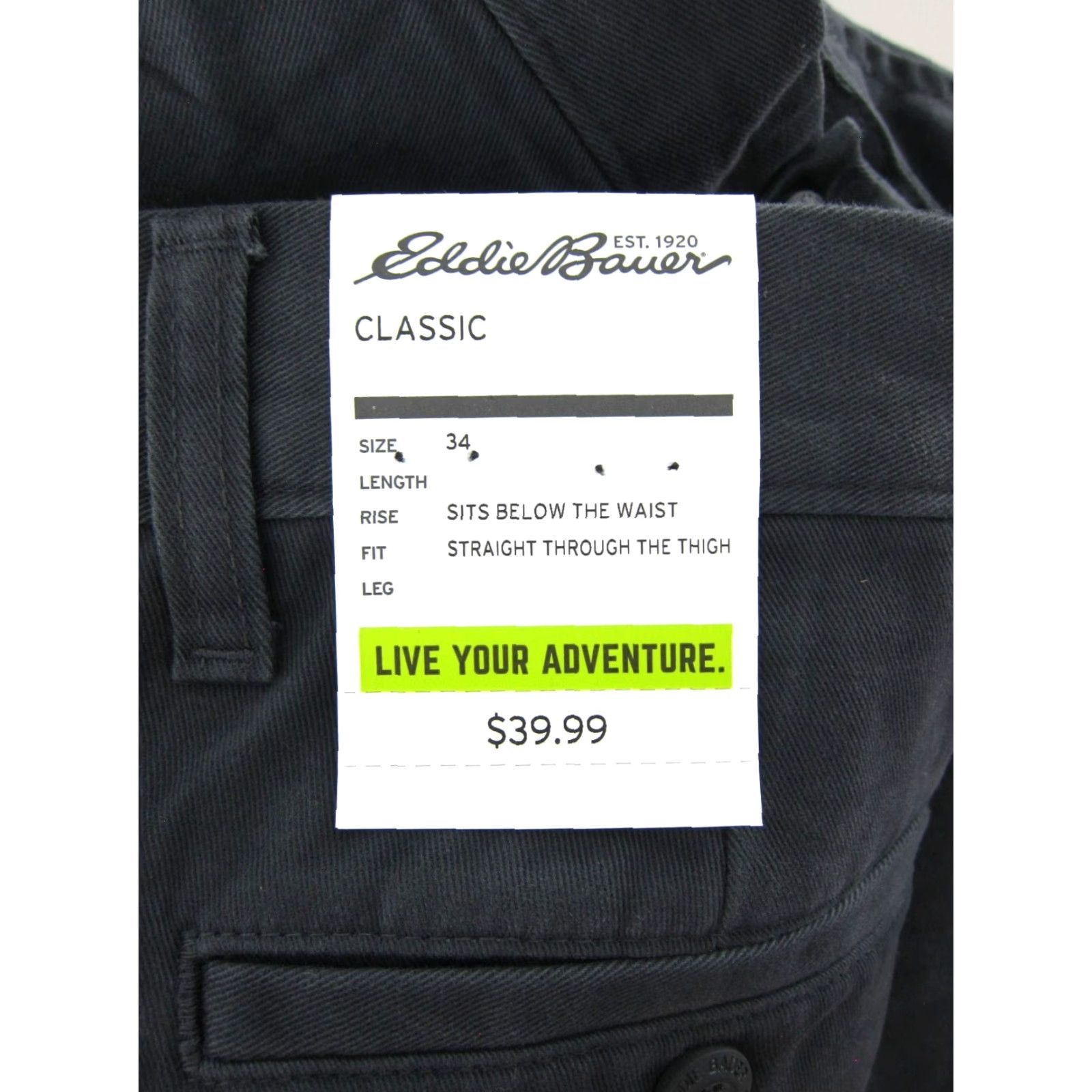 Eddie Bauer NWT Eddie Bauer Grey Classic 100% Cotton Pocket Chino Short Men 34 Size US 34 / EU 50 - 3 Thumbnail