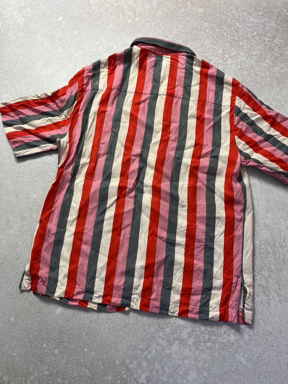 Sandro DDP Sandro Viscose Shirt Striped Luxury Summer Size L Size US L / EU 52-54 / 3 - 6 Thumbnail