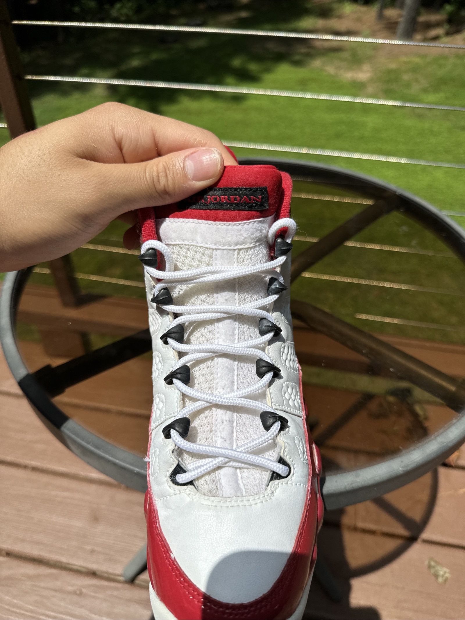 Jordan Brand Nike Air Jordan 9 Retro Gym Red 302359-160 GS Size 7y Size US 7 / EU 40 - 8 Thumbnail