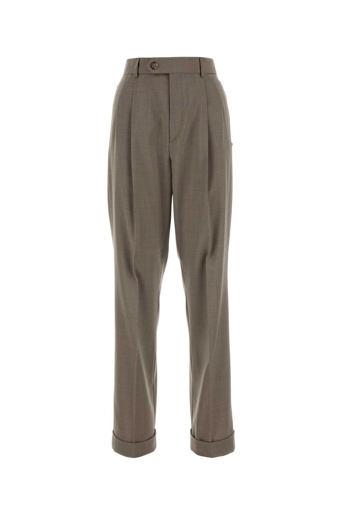 image of Sportmax Cappuccino Wool Ferito Pant in Camel, Women's (Size 26)