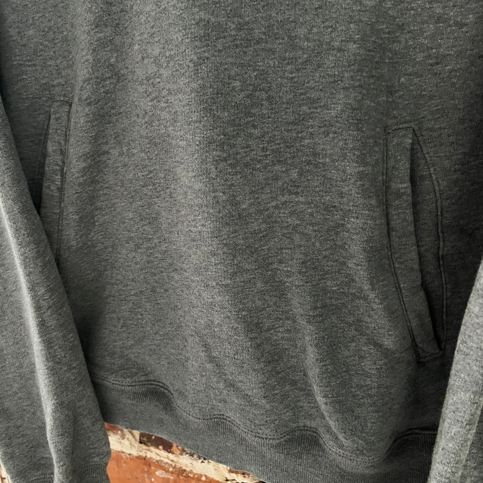 Nike VTG Nike Funnel Neck Men's Hoodie Gray Sweatshirt M 21x24 Size US M / EU 48-50 / 2 - 3 Thumbnail