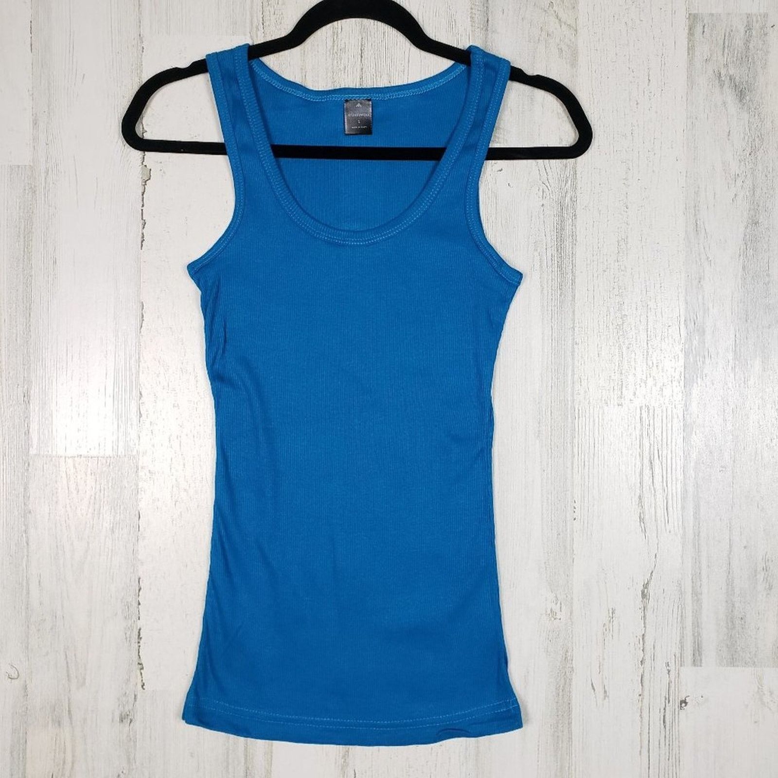 Other NWOT Point Sportswear Teal Blue Racerback Tank Top Large Size L / US 10 / IT 46 - 1 Thumbnail