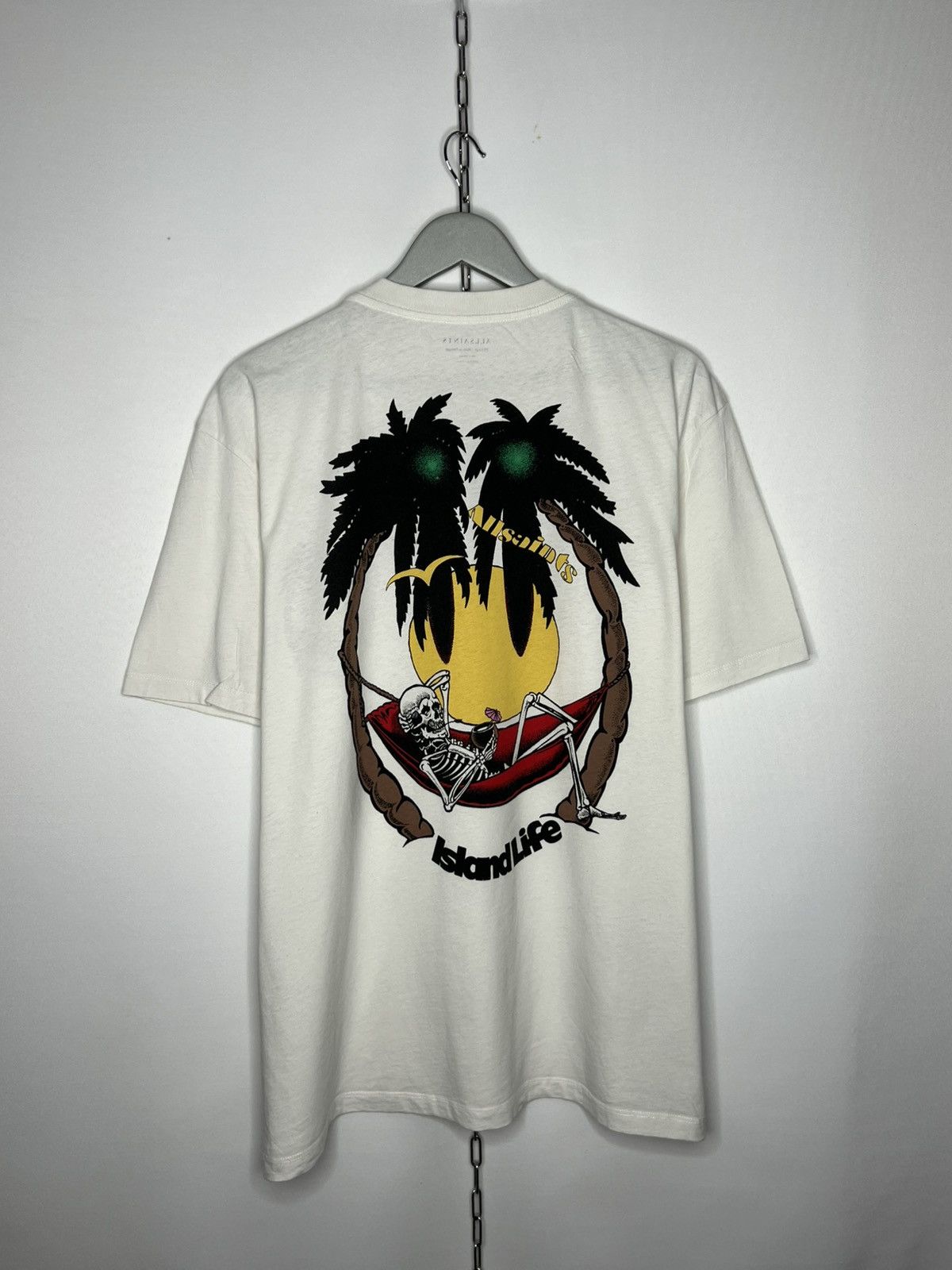 Allsaints AllSaints Island Life Art Tee Big Logo T-Shirt Tee Rare Size US XXL / EU 58 / 5 - 1 Thumbnail