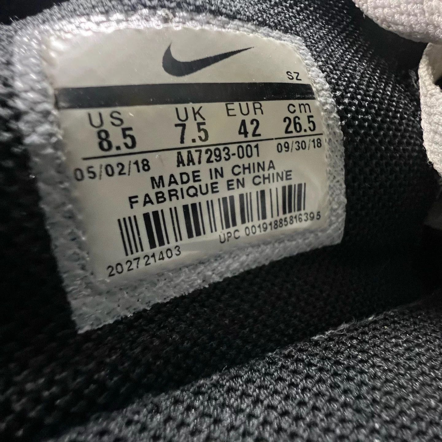 Nike ow max90 black 42 mint Size US 9 / EU 42 - 8 Thumbnail