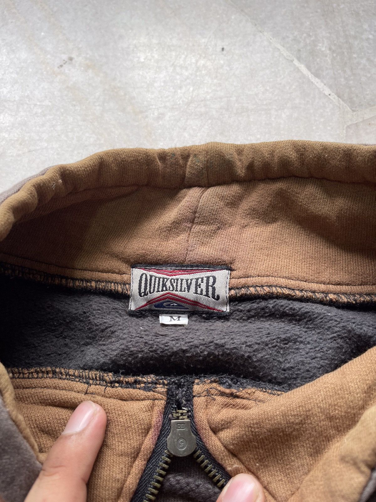 Quiksilver × Vintage 80s Quiksilver Faded Sweatshirt Size US XL / EU 56 / 4 - 12 Thumbnail
