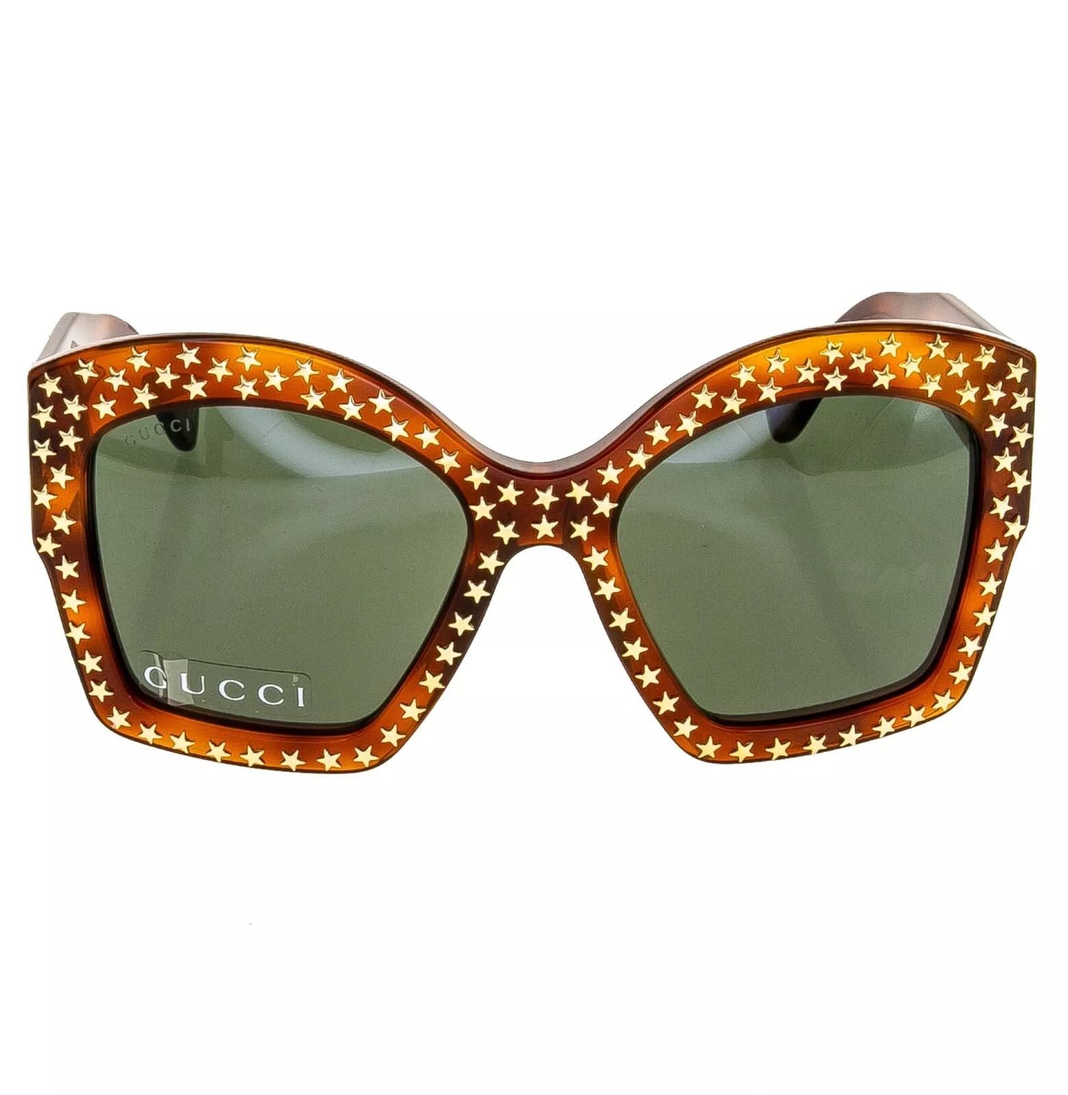 Gucci GUCCI Gold STAR Stud GG3870S Oversized Logo Sunglasses 3870 Size ONE SIZE - 5 Thumbnail